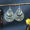 Teardrop Bohemian Style Alloy Rhinestone Dangle Earrings FS-WG4F242-03-1