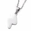 Pride Style 201 Stainless Steel Pendant Necklaces NJEW-F288-09P-3