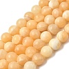 Natural Honey Jade Bead Strands G-K153-B26-12mm-2