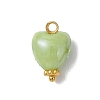 Pearlized Handmade Porcelain Pendants PALLOY-JF04799-02-3
