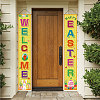 Rectangle Door Wall Hanging Polyester Sign for Festival HJEW-WH0036-02B-7