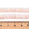 AB Color Plated Opaque Glass Beads Strands LS-GLAA-T026-3x6mm-P11-4