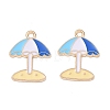 Alloy Enamel Pendants AL-CBAE435-14G-01-1