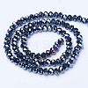 Electroplate Glass Beads Strands LS-EGLA-A034-P8mm-B01-2