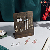 Detachable Wood Earring Display Stands EDIS-WH0011-07-4