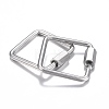 Tarnish Resistant 304 Stainless Steel Screw Carabiner Lock Charms STAS-H103-04P-2