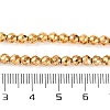 Electroplated Synthetic Non-magnetic Hematite Beads Strands G-H027-B01-03-5