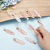 10 Pairs 5 Colors Cellulose Acetate(Resin) Alligator Hair Clips PHAR-CP0001-14-3