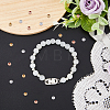 90Pcs 3 Colors 304 Stainless Steel Beads STAS-DC0014-45-6