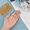 200Pcs Brass Wine Glass Charm Rings KK-SP0001-31A-G-3