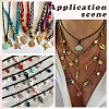 30Pcs Adjustable Polyester & Spandex Cord Necklace Making NJEW-SC0001-90-7