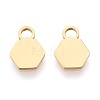 201 Stainless Steel Charms STAS-T070-13G-1