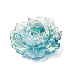 Two Tone Opaque Resin & Glitter Powder Cabochons RE-CBA7537-04D-2