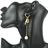 202 Stainless Steel Hoop Earrings EJEW-JE07010-2