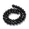 Natural Black Onyx Beads Strands G-Z024-03B-3
