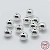 925 Sterling Silver Spacer Beads STER-K171-45S-6mm-3