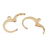 304 Stainless Steel Leverback Earring Findings STAS-F141-02G-4