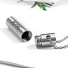 Stainless Steel Urn Ashes Necklaces NQ6466-2-2