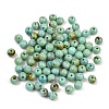 Two Tone Opaque Acrylic Imitation Gemstone Beads OACR-T033-05A-1