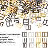 120Pcs 12 Styles Alloy Tri-Glide Adjuster Buckles FIND-CY0001-82-6