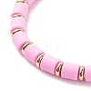 Word Love Beads Stretch Bracelet for Girl Women BJEW-JB07208-04-6