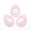 Natural Rose Quartz Cabochons X-G-P393-G05-1
