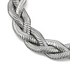 304 Stainless Steel Bracelets for Women BJEW-U012-01P-4