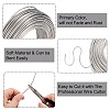 Anodized Aluminum Wire AW-S001-0.8mm-21-4