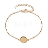 304 Stainless Steel Satellite Chain Bracelet Makings X-BJEW-JB10587-02-1