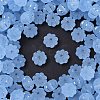 Frosted Transparent Acrylic Beads X1-OACR-P029-03B-01-1