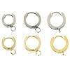 16Pcs 201 Stainless Steel Huggie Hoop Earrings Findings STAS-FS0002-26A-1