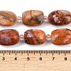 Natural Fire Crackle Agate Beads Strands G-K393-G05-13x18-5