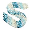 Electroplate Glass Beads Strands EGLA-D300-06-8mm-14-1