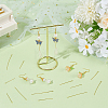 300Pcs 4 Styles Brass Flat Head Pins KK-ME0002-84-4