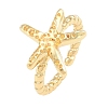 Brass Cuff Open Rings KK-CBA960E-13C-G-4