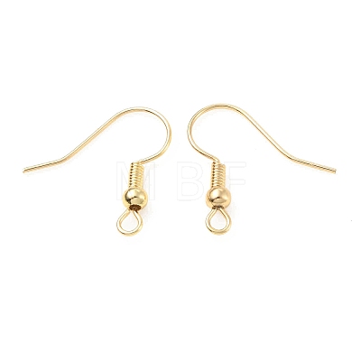Brass Earring Hooks KK-C024-18KCG-1