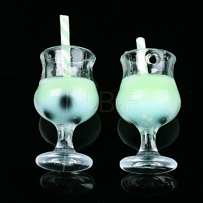 Plastic Goblet Pendants X-CRES-S359-21-1