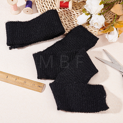 95% Cotton & 5% Elastic Fiber Ribbing Fabric for Cuffs FIND-WH0136-01B-1