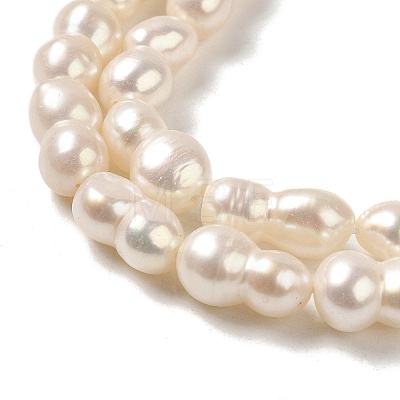 Natural Cultured Freshwater Pearl Beads Strands PEAR-E016-006-1