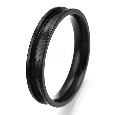 201 Stainless Steel Grooved Finger Ring Settings RJEW-TAC0017-4mm-03B-1