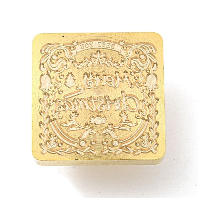 Christmas Theme Wax Seal Brass Stamp Head TOOL-R125-04C-1