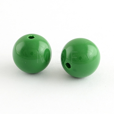 Chunky Bubblegum Round Acrylic Beads SACR-S044-10mm-M-1