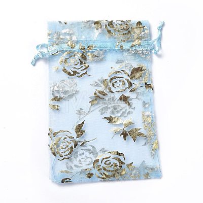 Organza Drawstring Jewelry Pouches OP-I001-C01-1