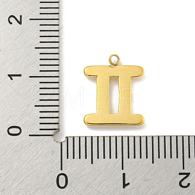 Real 18K Gold Plated PVD Vacuum Plating 304 Stainless Steel Pendants STAS-L278-002G-03-1