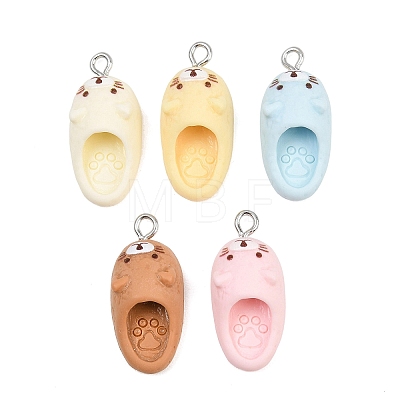 Opaque Resin Pendants RE-CBA0E2-08-1