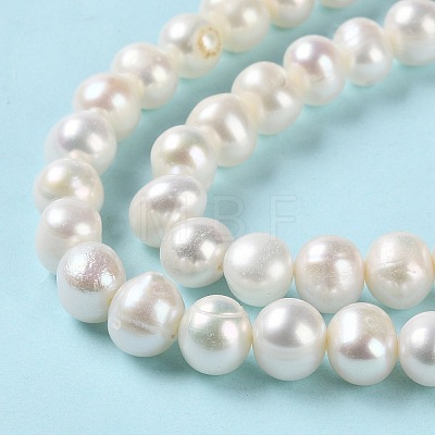 Natural Cultured Freshwater Pearl Beads Strands PEAR-E018-13-1