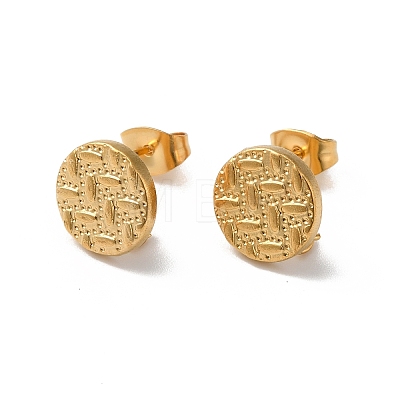 304 Stainless Stud Earring Findings STAS-M314-01D-G-1