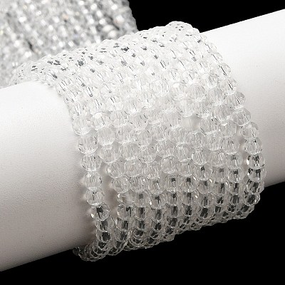 Transparent Glass Beads Strands EGLA-A035-T3mm-D19-1