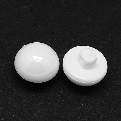 Taiwan Acrylic Shank Buttons X-BUTT-F023-8mm-C10-1