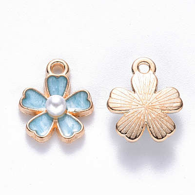 Alloy Enamel Charms X-ENAM-N054-028B-1